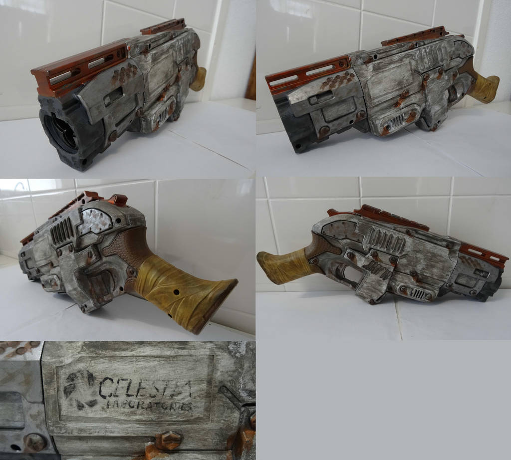 Nerf gun Sledgefire sawn-off, apocalypse style. by Gruntoks