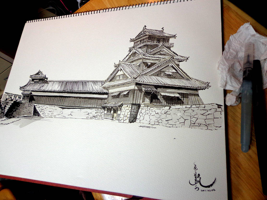Utoyagura turret - Shogun totalwar's castle by HappyMorningStar