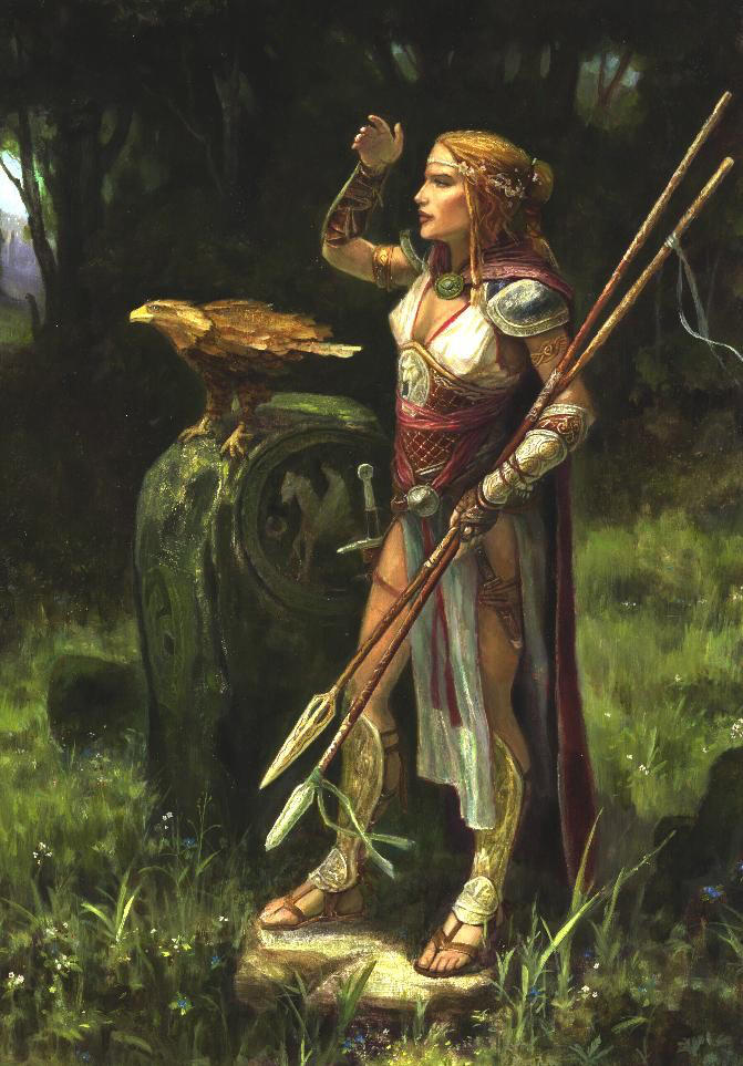 Lonely Huntress by GreenViggen
