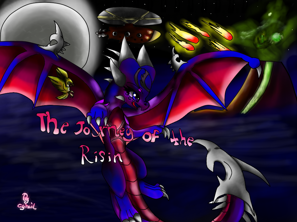 The Journey Of The Risin Comic book cover by AngelCnderDream14 The Journey Of The Risin Comic book cover by AngelCnderDream14