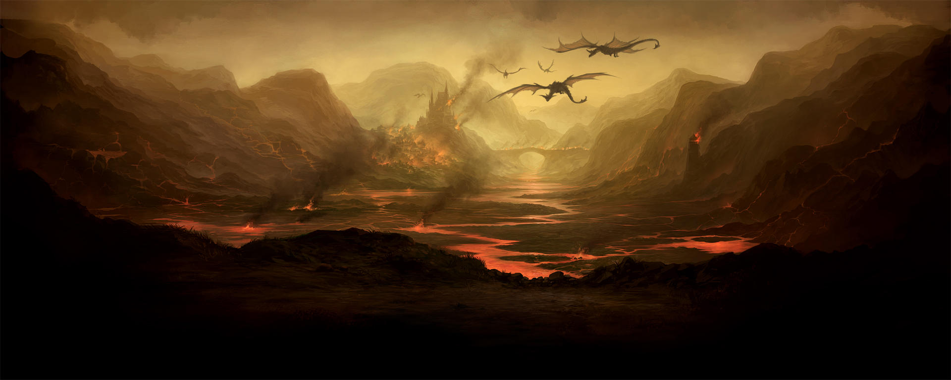 Valley of Embers by PRDart
