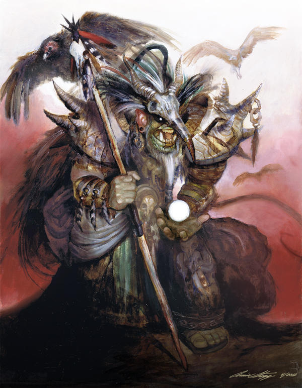Orc Shaman by PinkParasol