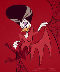 Morgana Macawber DuckTales Style by hard-headed-woman