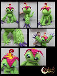 Palmon Plushie by NsomniacArtist