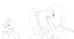 lineart itainodei by hikariangelove