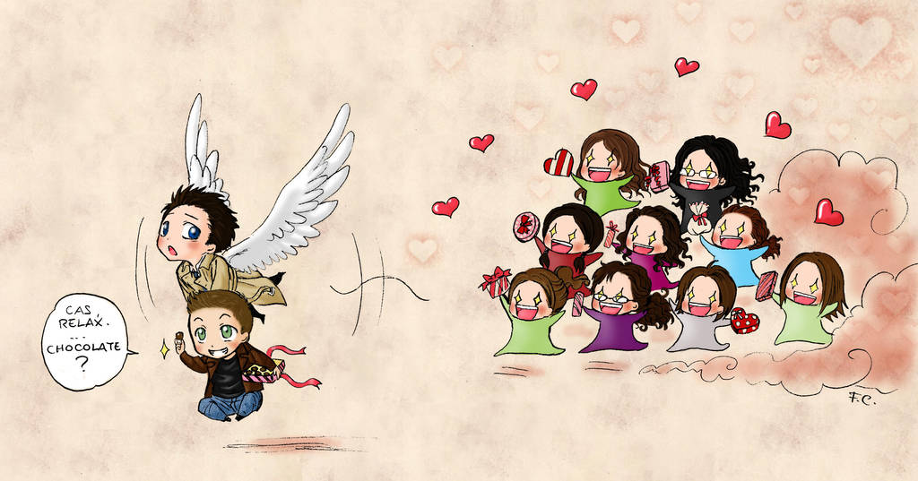 Cas VS the fangirls by Nimloth87