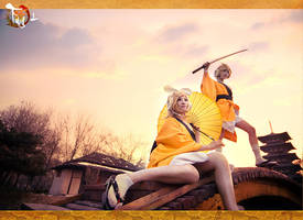 Vocaloid_Us Kagamine Family by hybridre