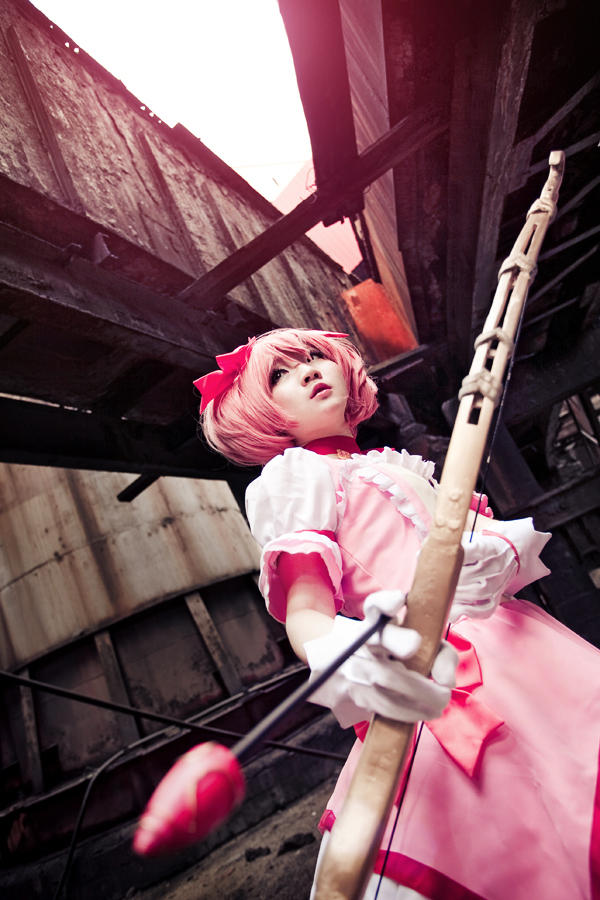 MADOKA_the archer by hybridre