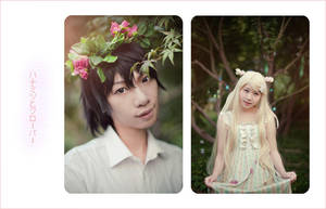 honey and clover_futari by hybridre