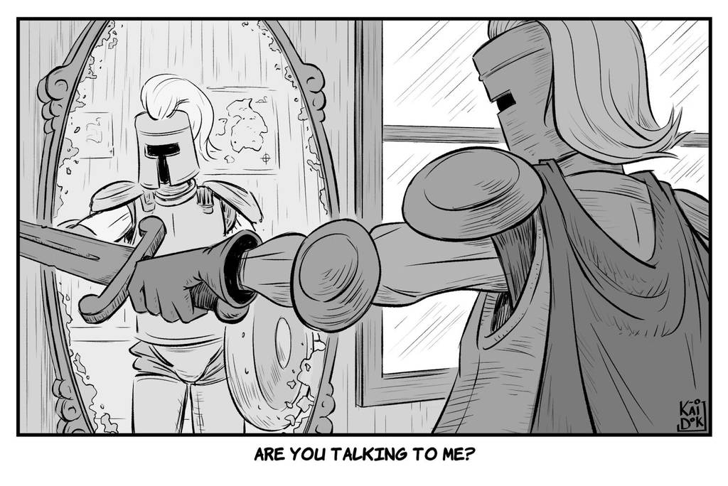 Inktober 29: Double - Old-school Uber driver by KaidokJ