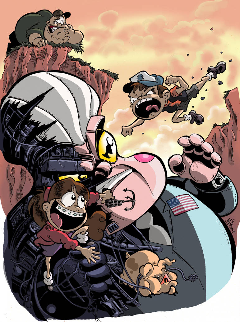Attack on Robo Gideon by mariods
