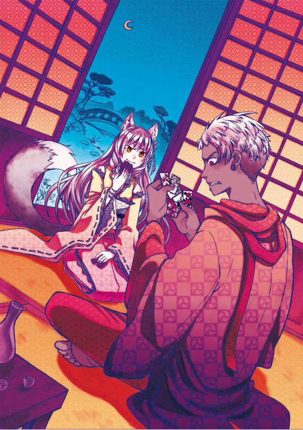 Kuro-E Challenge - Hanafuda by marendins