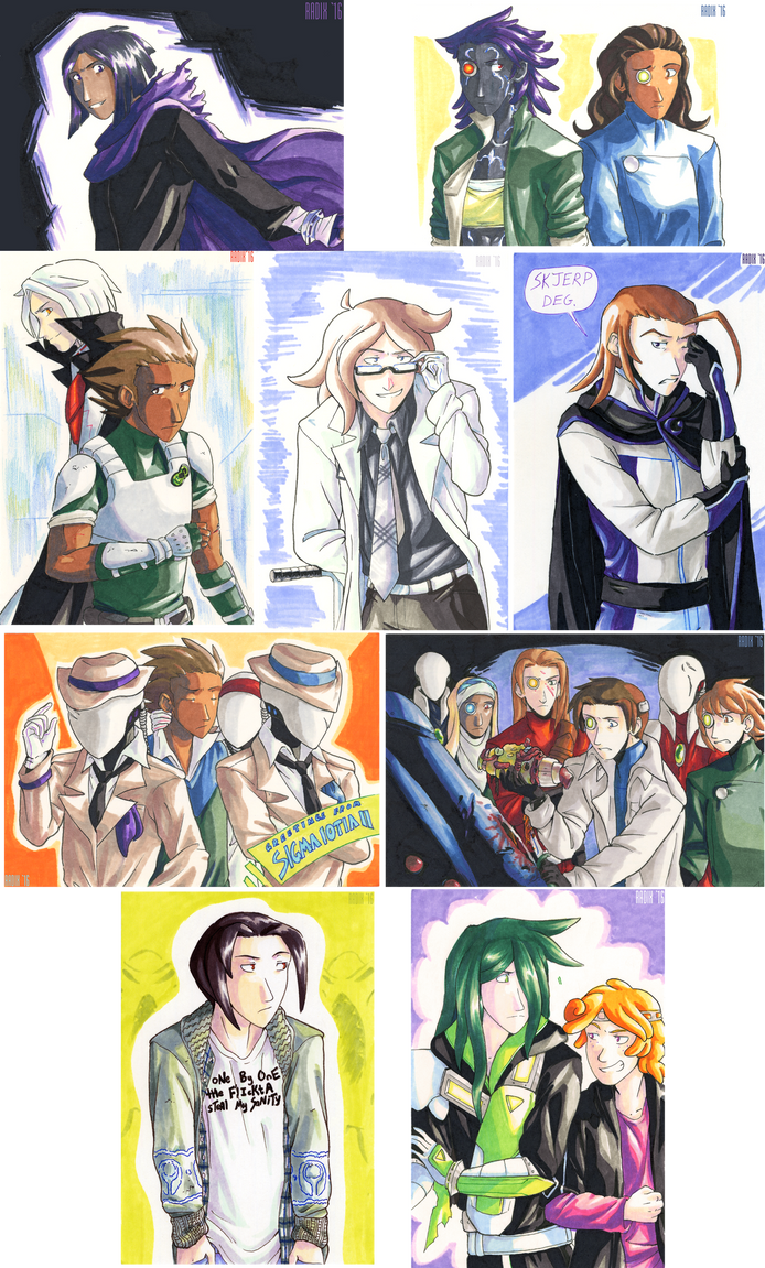 Marathon Sketch Card Dump by General-RADIX