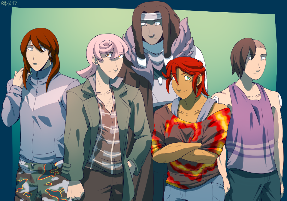 Casual battleroid gals by General-RADIX