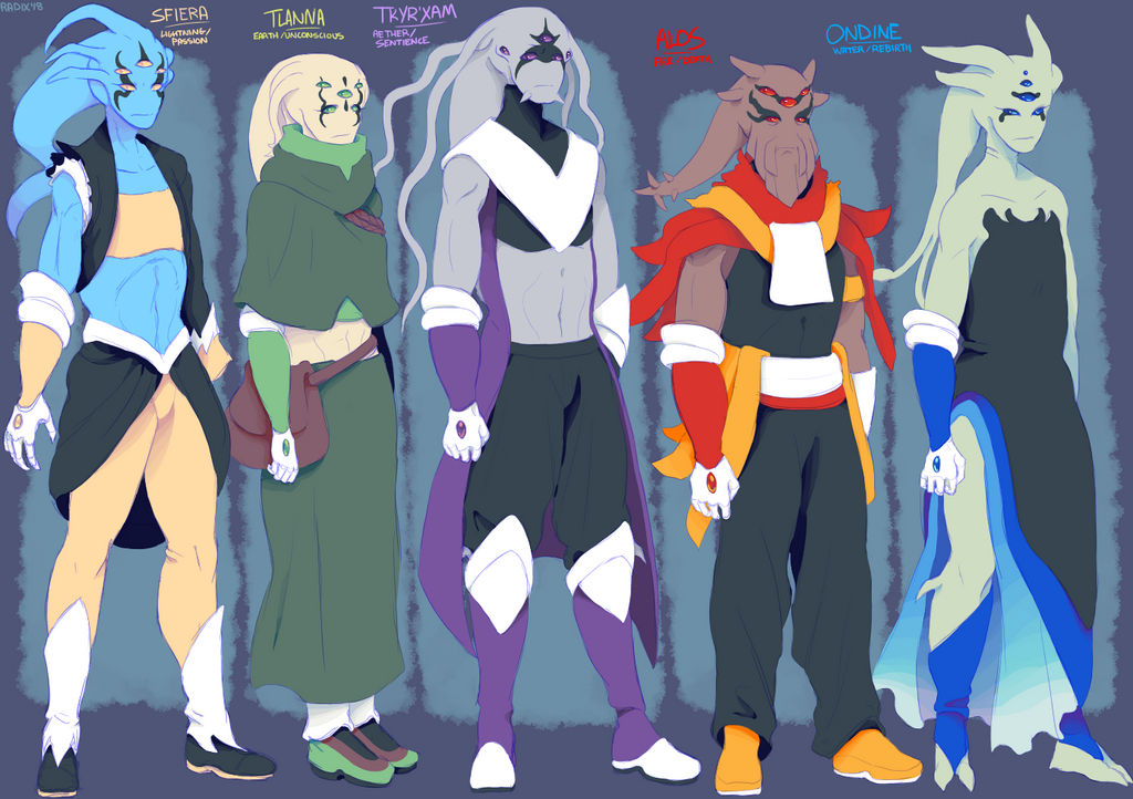 Five Gods Revamp by General-RADIX