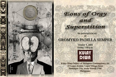 FirstSoloExhibition Invitation by gromyko
