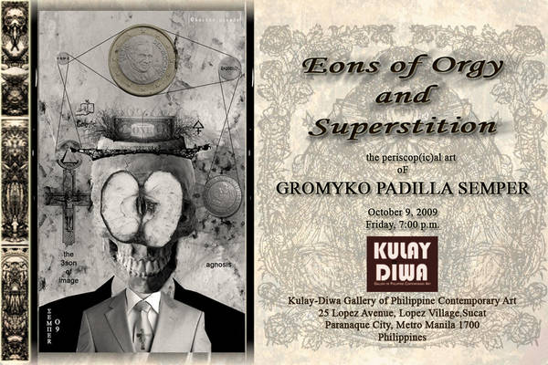 FirstSoloExhibition Invitation by gromyko