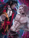 Dracula x Alucard :nsfw optional: by Emerald--Weapon