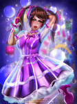 Dva Gothic Lolita :nsfw optional: by Emerald--Weapon