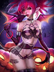 Etna Halloween Lingerie by Emerald--Weapon