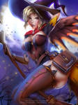 Halloween Mercy :nsfw optional: by Emerald--Weapon