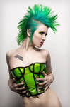 Green Mohawk 2. by Ryo-Says-Meow