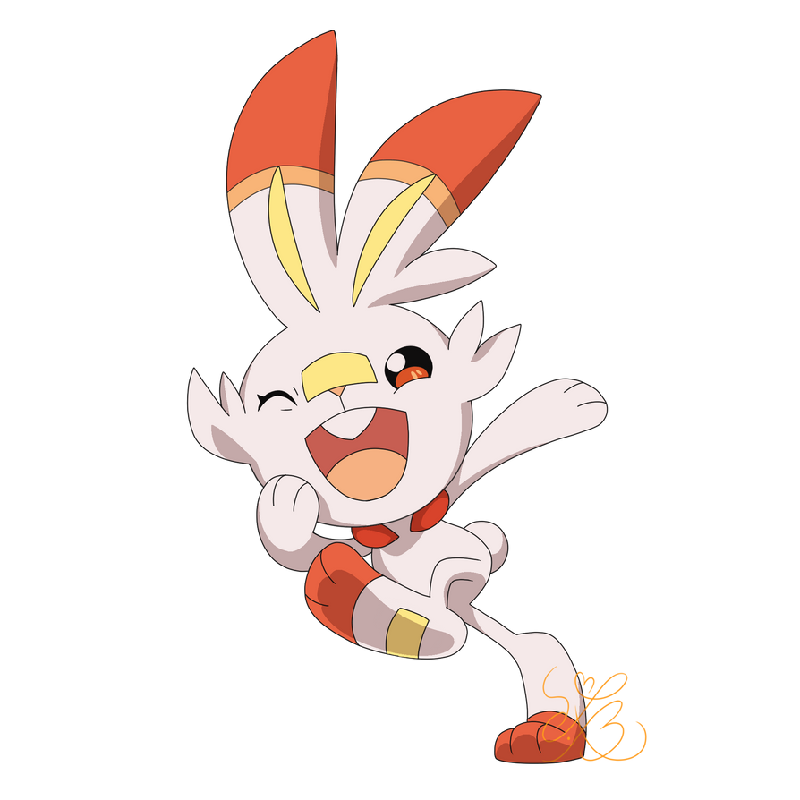Happy Scorbunny by MyHandsAreCrazy on DeviantArt