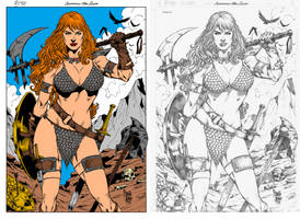 Commission Red Sonja By Marcioabreu7 by leoelectronix