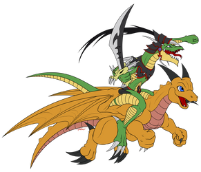 CM: Alligator Sword Dragon. by Razor-Zyrak