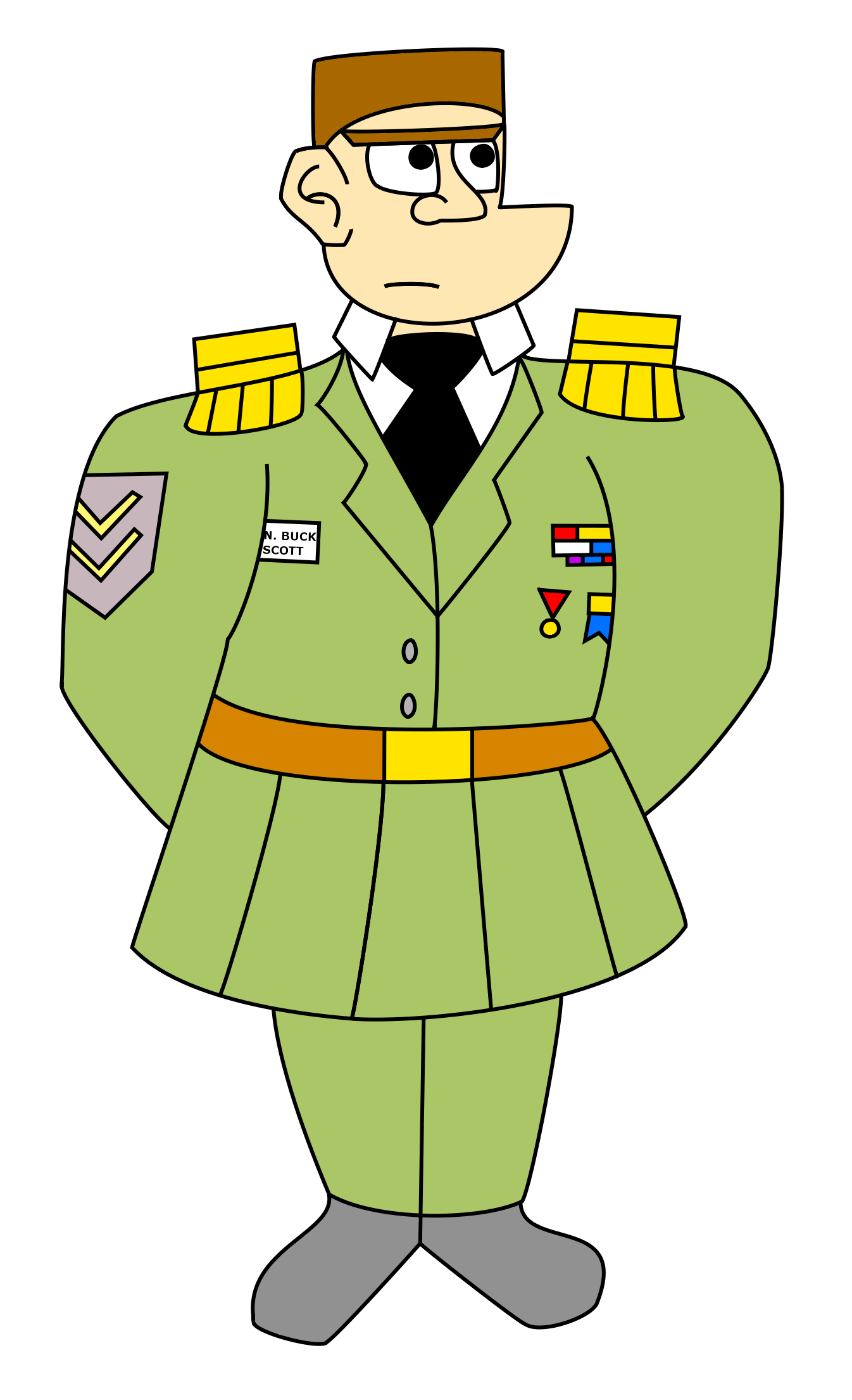 Fant.: General Buck Scott by MouseAvenger