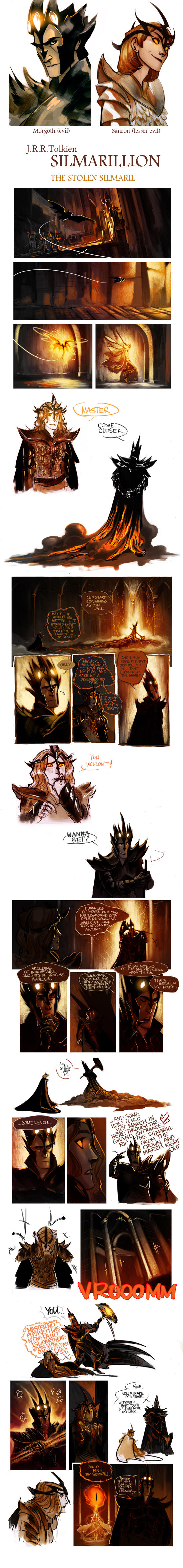 Tolkien's Silmarillion - The stolen silmaril by Phobs