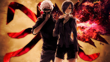 Tokyo Ghoul Wallpaper Kaneki And Touka By Yosoyzenin On Deviantart