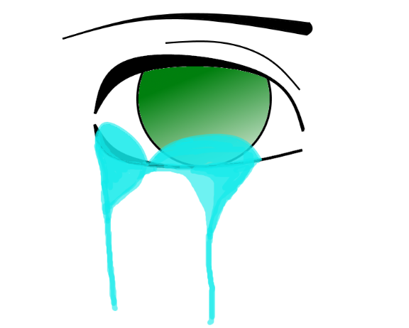 Dead Anime Eye Crying By Kyranerdgirl On Deviantart