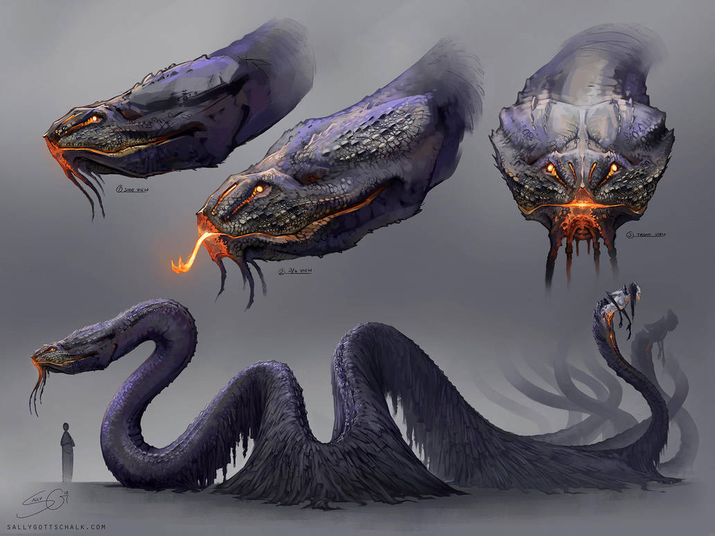 The Serpent Concept Art by Nigreda on DeviantArt