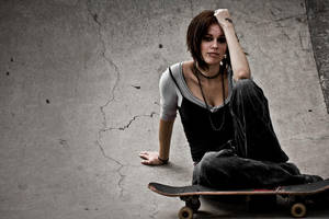 Skater girl by tatareen