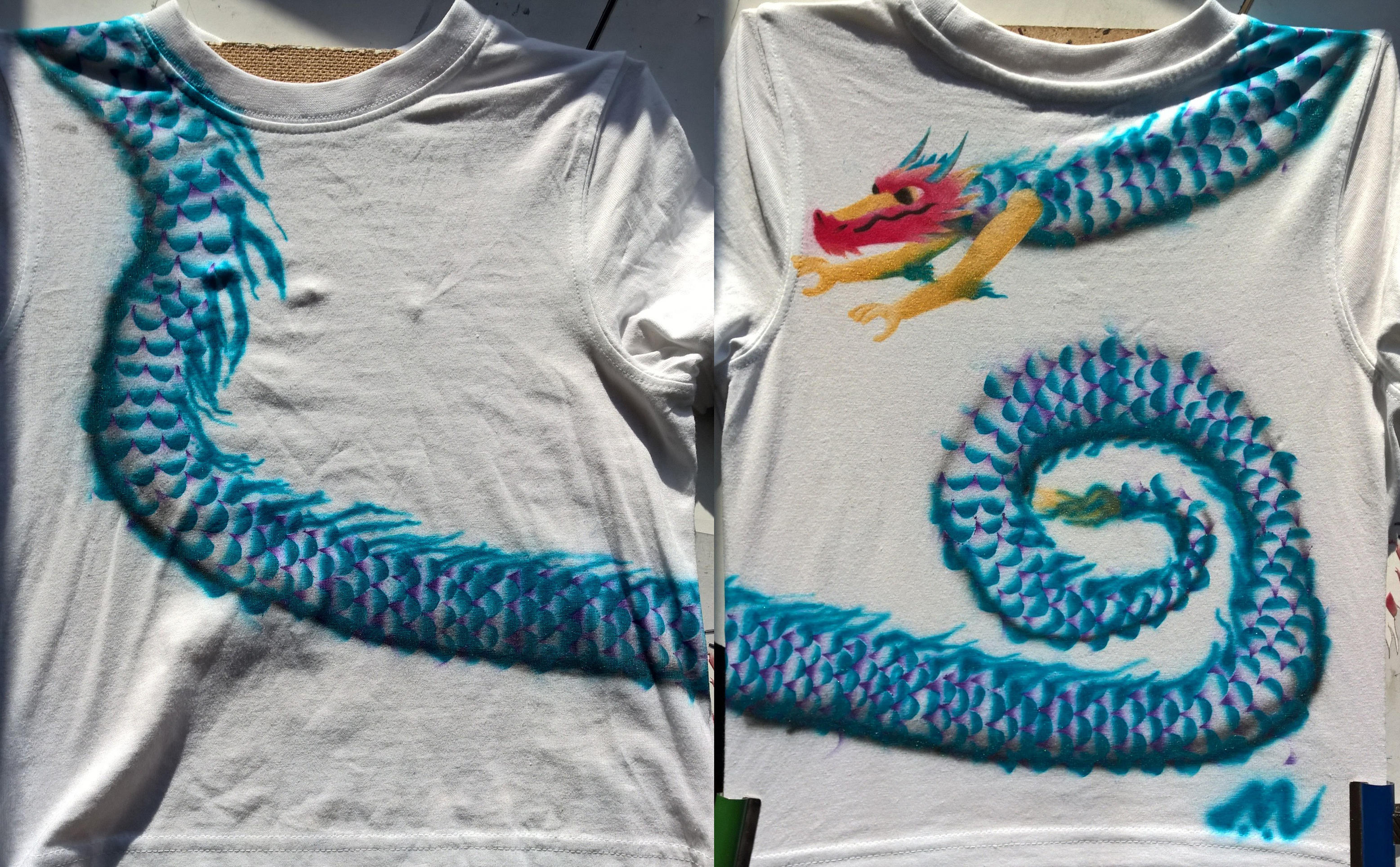 Long Dragon T-shirt by marcony