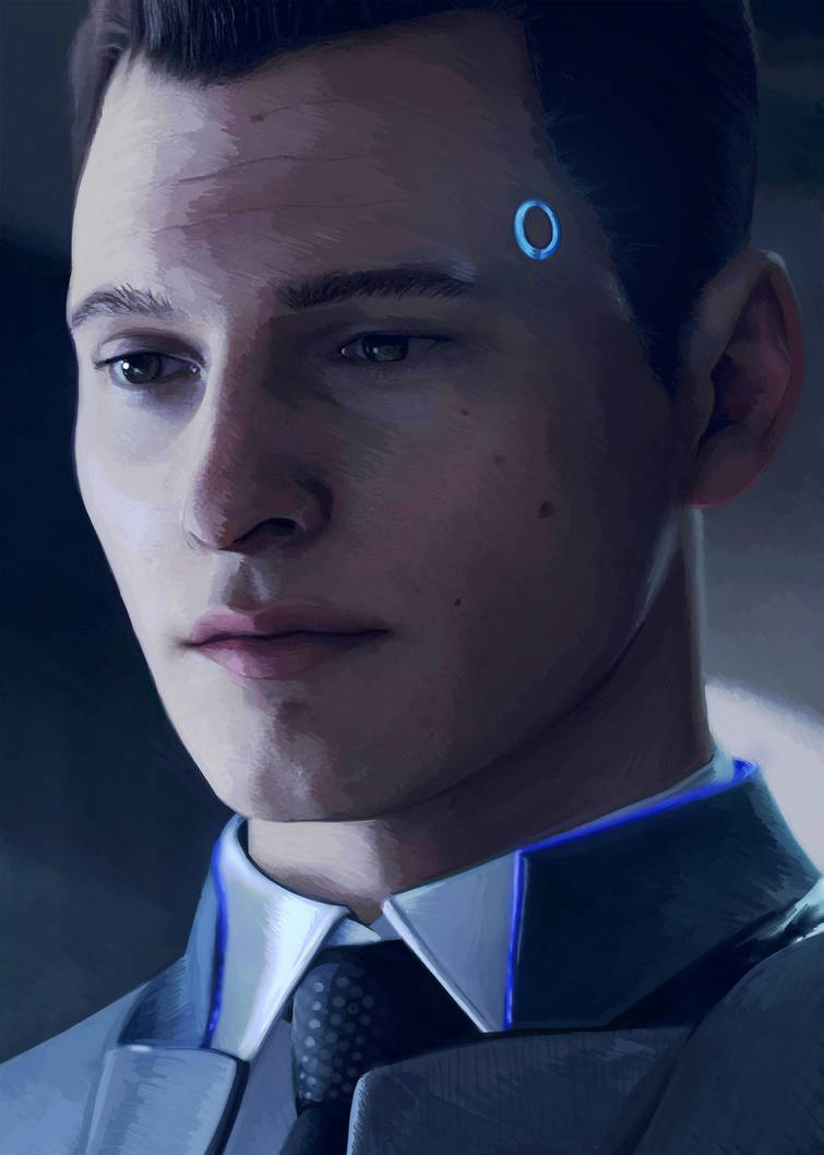Detroit Human Connor by PeppermintSchnapps on DeviantArt