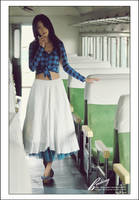 Periwinkle Plaid by ParkLeggyKorean