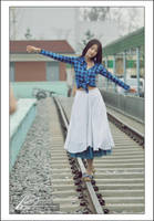 Periwinkle Plaid by ParkLeggyKorean