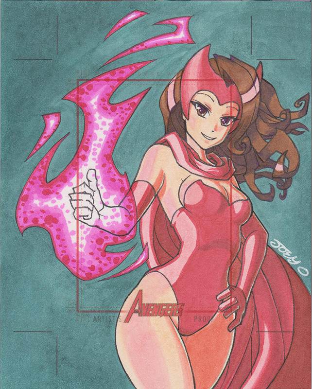 World's Greatest Heroes AP Scarlet Witch by JoeOiii