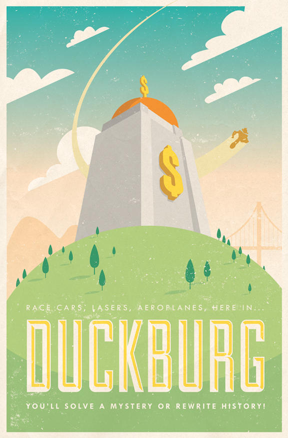 Here in, Duckburg by AdamLimbert