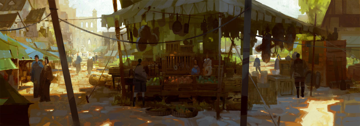 GW2 The Commoner's Market by TomScholes