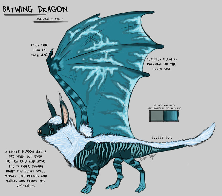 Batwing Dragon Auction by Chalybis