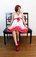 Polkadot Pinup by MellodyDoll