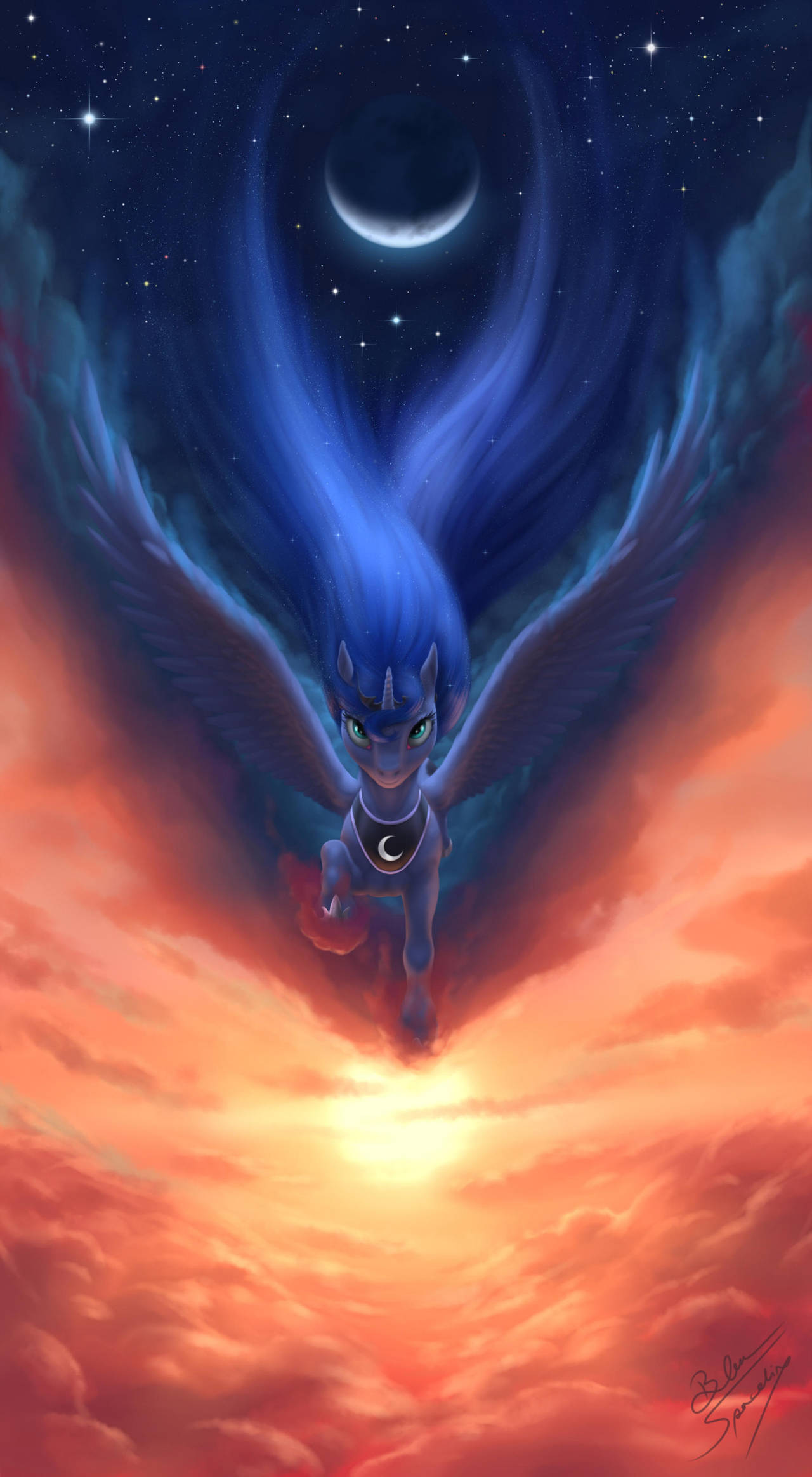 The Night Bringer by blueSpaceling