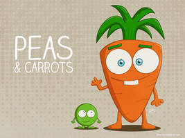 Peas and Carrots by KellerAC