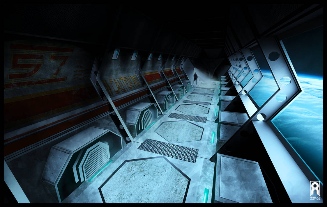 SPEED PAINT - Space Station Walkway by VR-Robotica