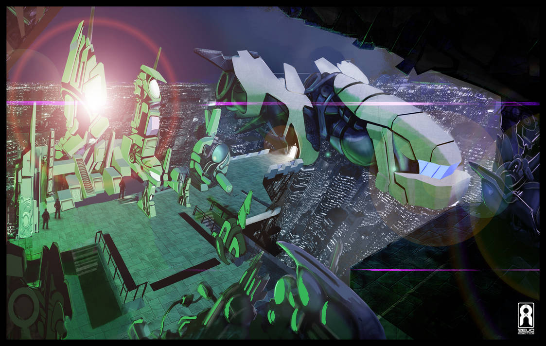 SPEED PAINT - Sc-Fi Space Dock by VR-Robotica