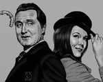 Steed and Peel #DSC by The-Tinidril