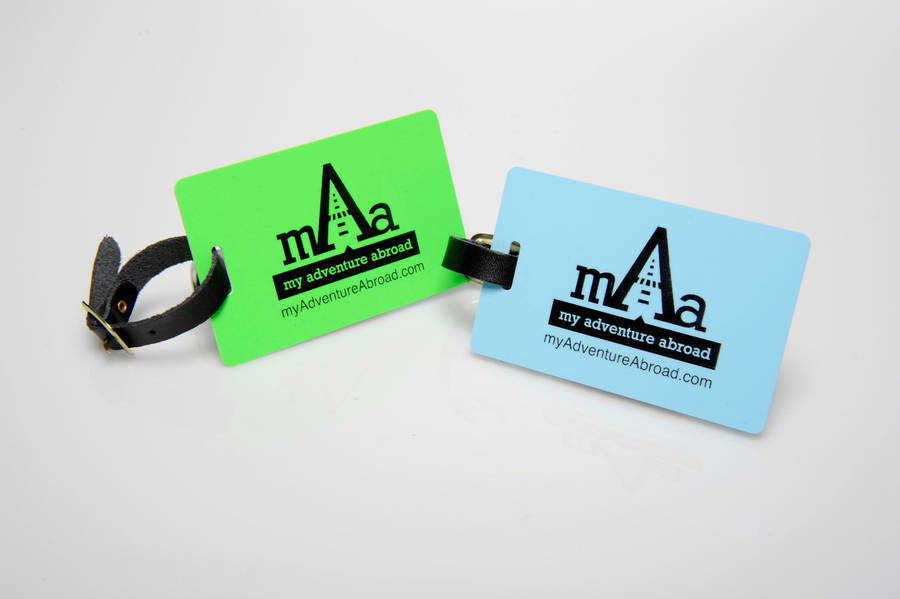 My Adventure Abroad Luggage Tags by octofinity